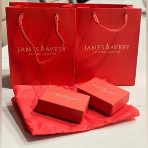 New James Avery Red Gift Packaging Set